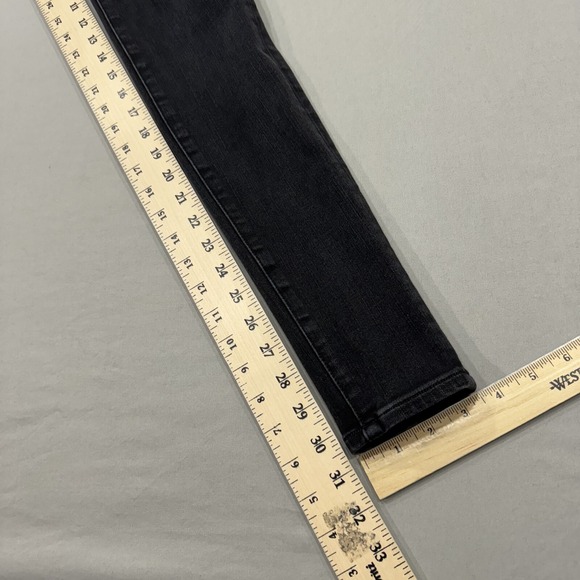 American Eagle Jeans Womens 2 X Long Black Hi Rise Jegging Dream Stretch Denim - Picture 5 of 9
